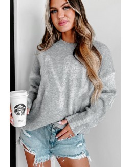 Patterned Sweater (Grey)