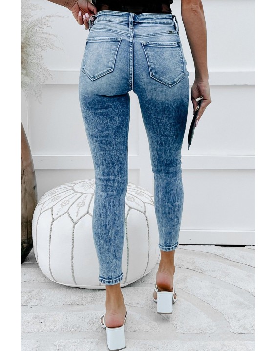 High Rise Kancan Distressed Jeans (Medium)